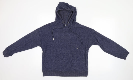Nutmeg Womens Blue   Pullover Hoodie Size 8