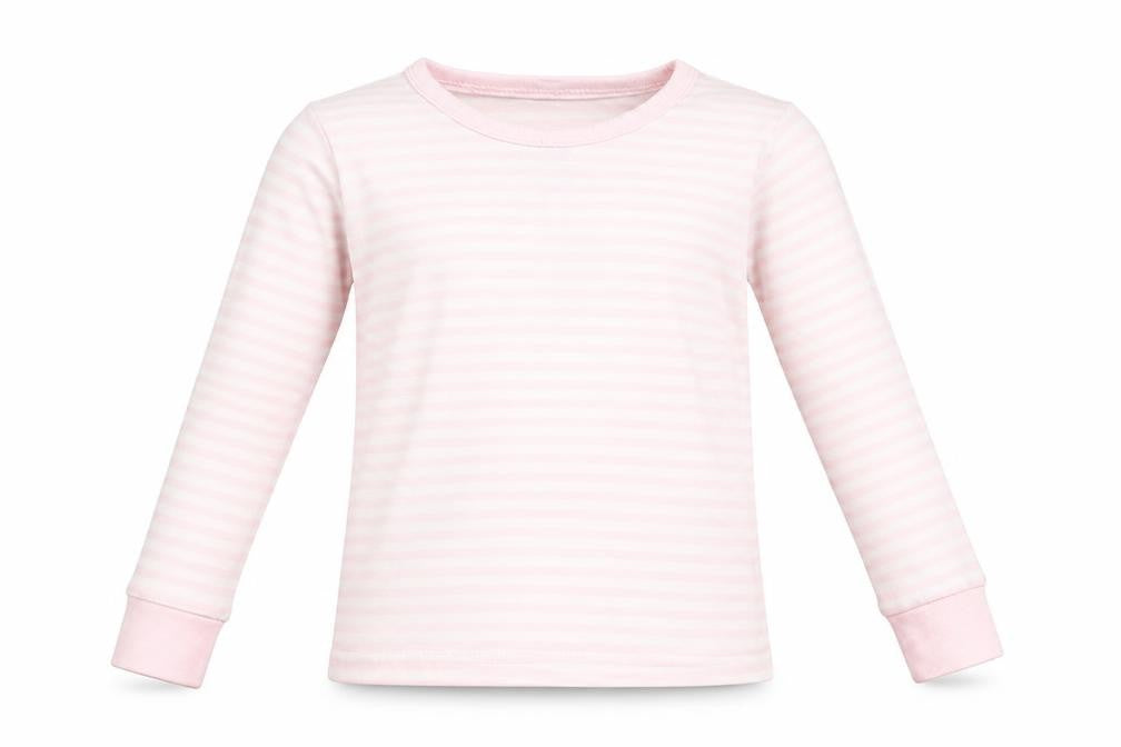 Carter's Girls White Striped  Basic T-Shirt Size 5 Years