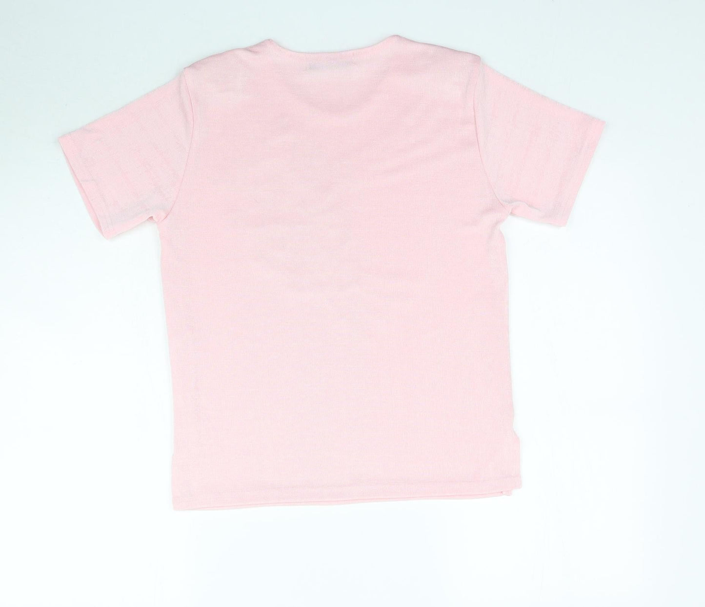 Pure & Natural Womens Pink   Basic T-Shirt Size 10