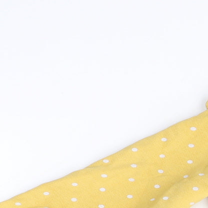 Preloved H&M  Girls Yellow   Pullover Jumper Size 9-12 Months - Front