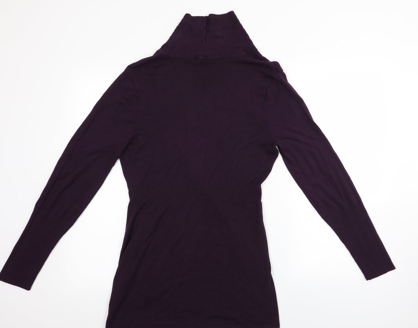 M&Co Womens Purple   Cardigan Jumper Size M