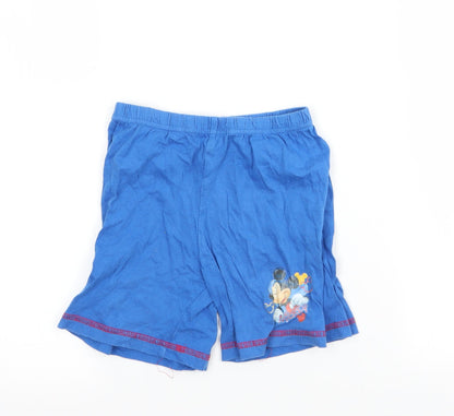 Preloved mickey mouse Boys Blue   Sweat Shorts Size 2-3 Years - Front