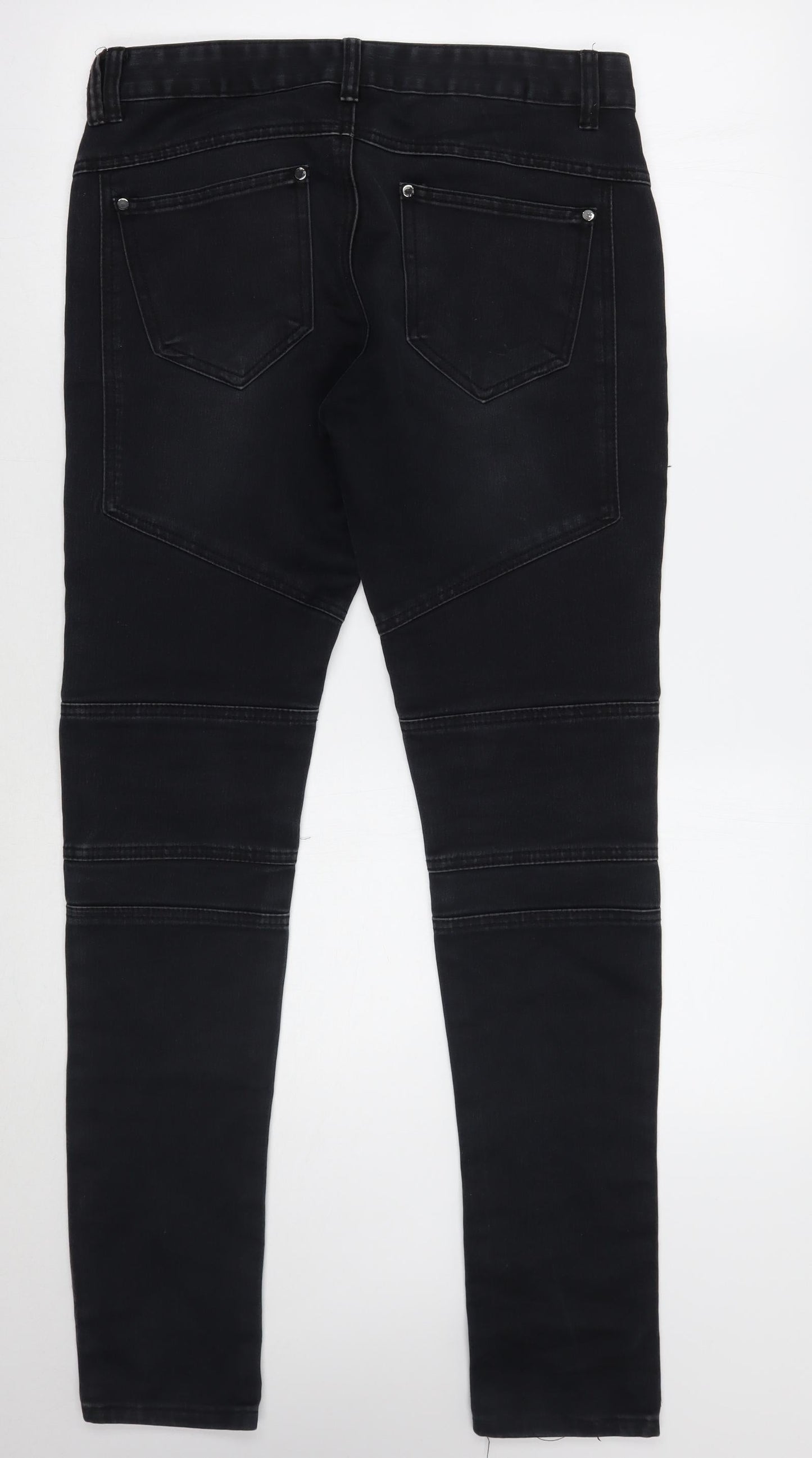 Preworn Womens Black   Skinny Jeans Size 28 L31 in