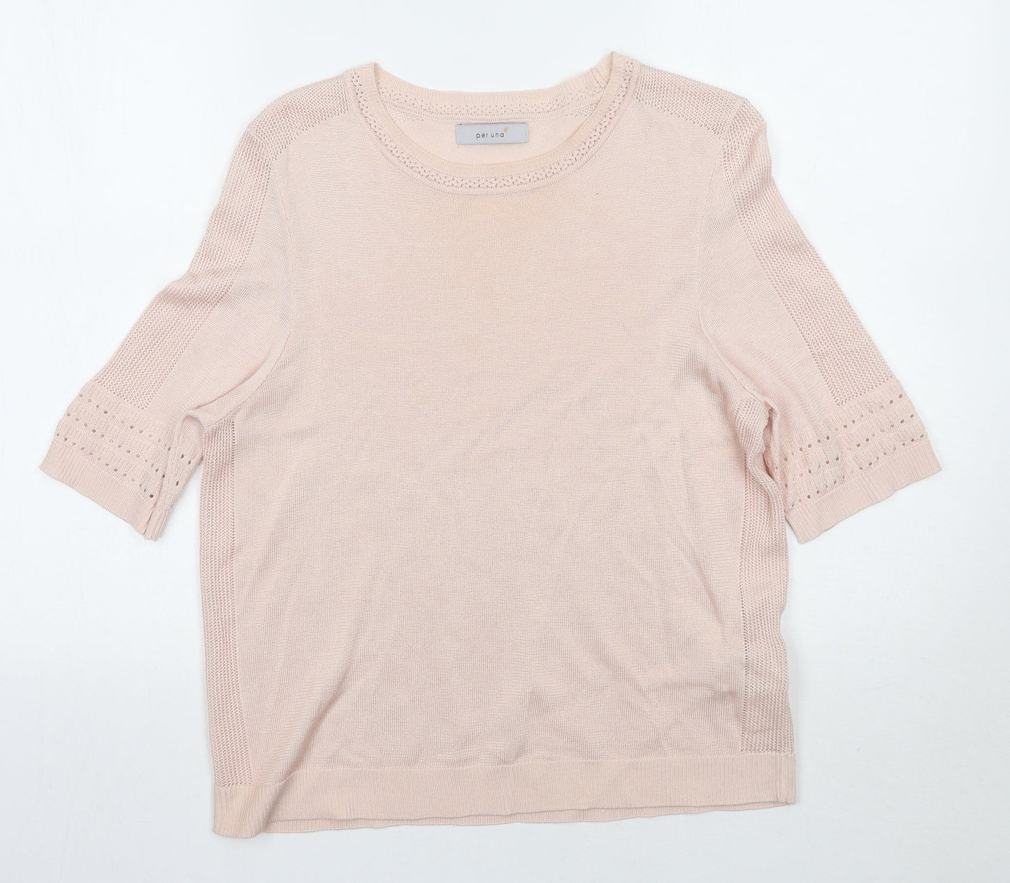 Per Una Womens Pink   Pullover Jumper Size 12