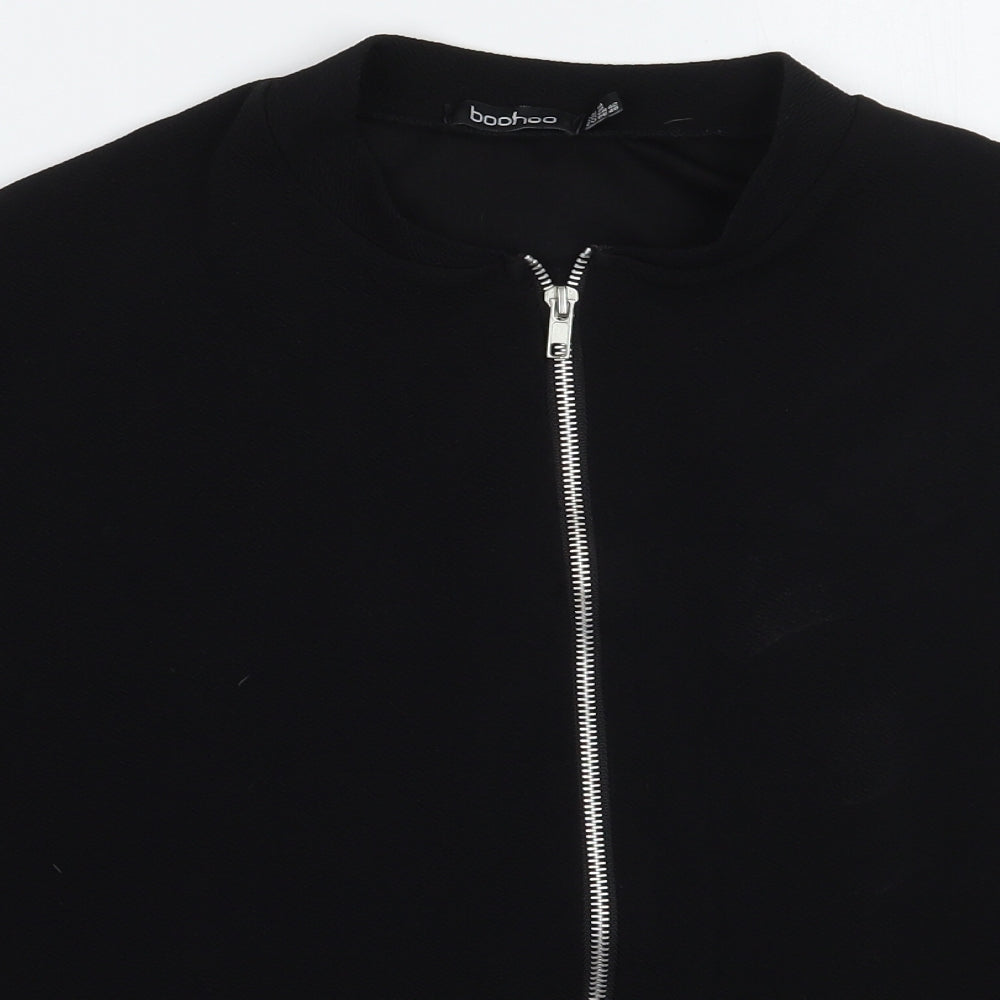 Boohoo Womens Black   Jacket Coat Size 14