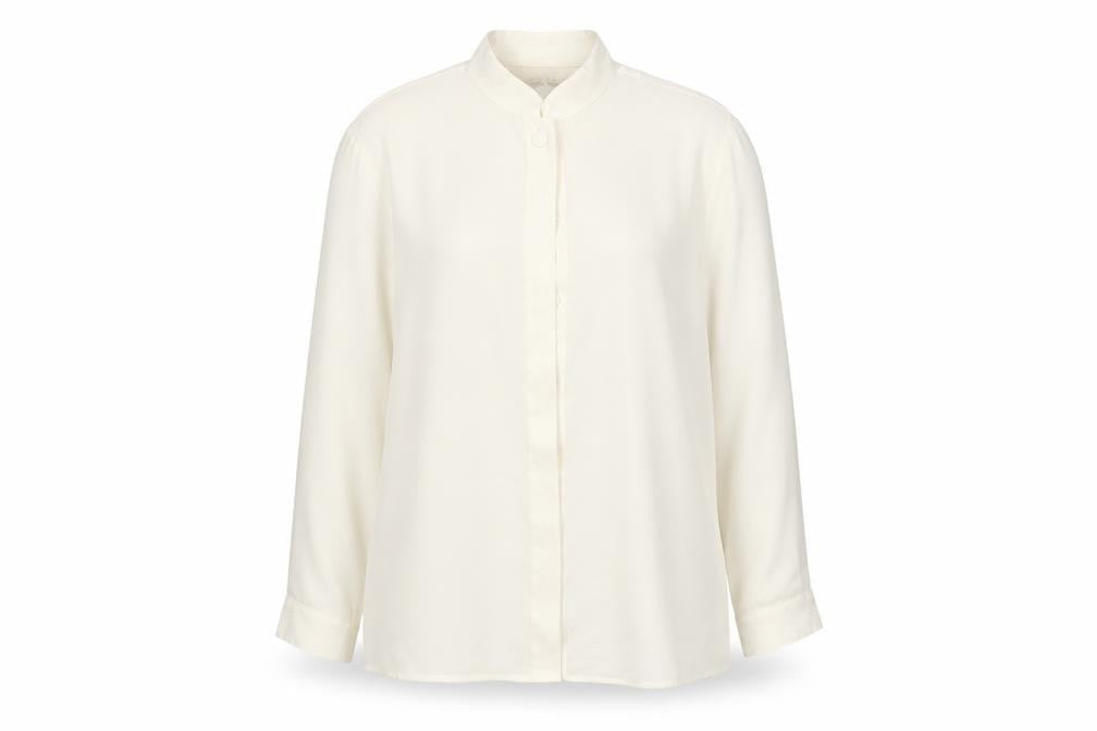 Laura Gribby Womens White   Basic Button-Up Size 10