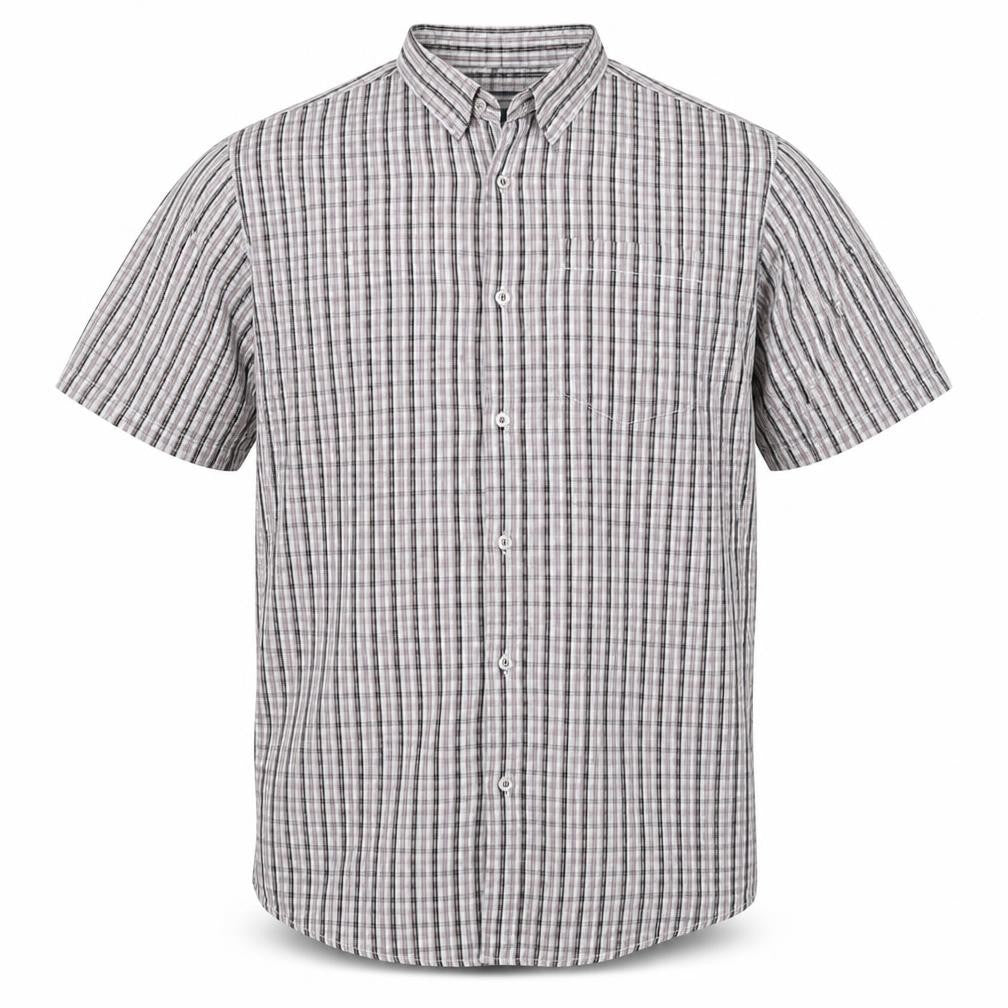 Atlantic Bay Mens Multicoloured Check   Button-Up Size XL