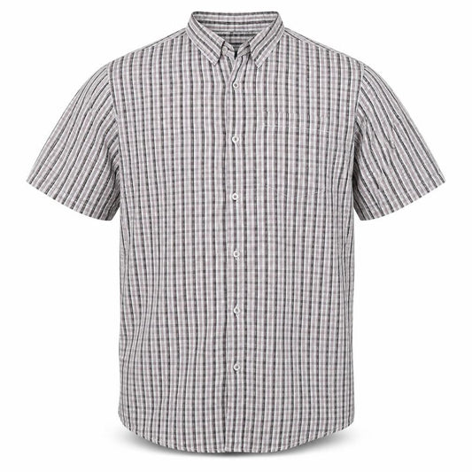 Atlantic Bay Mens Multicoloured Check   Button-Up Size XL