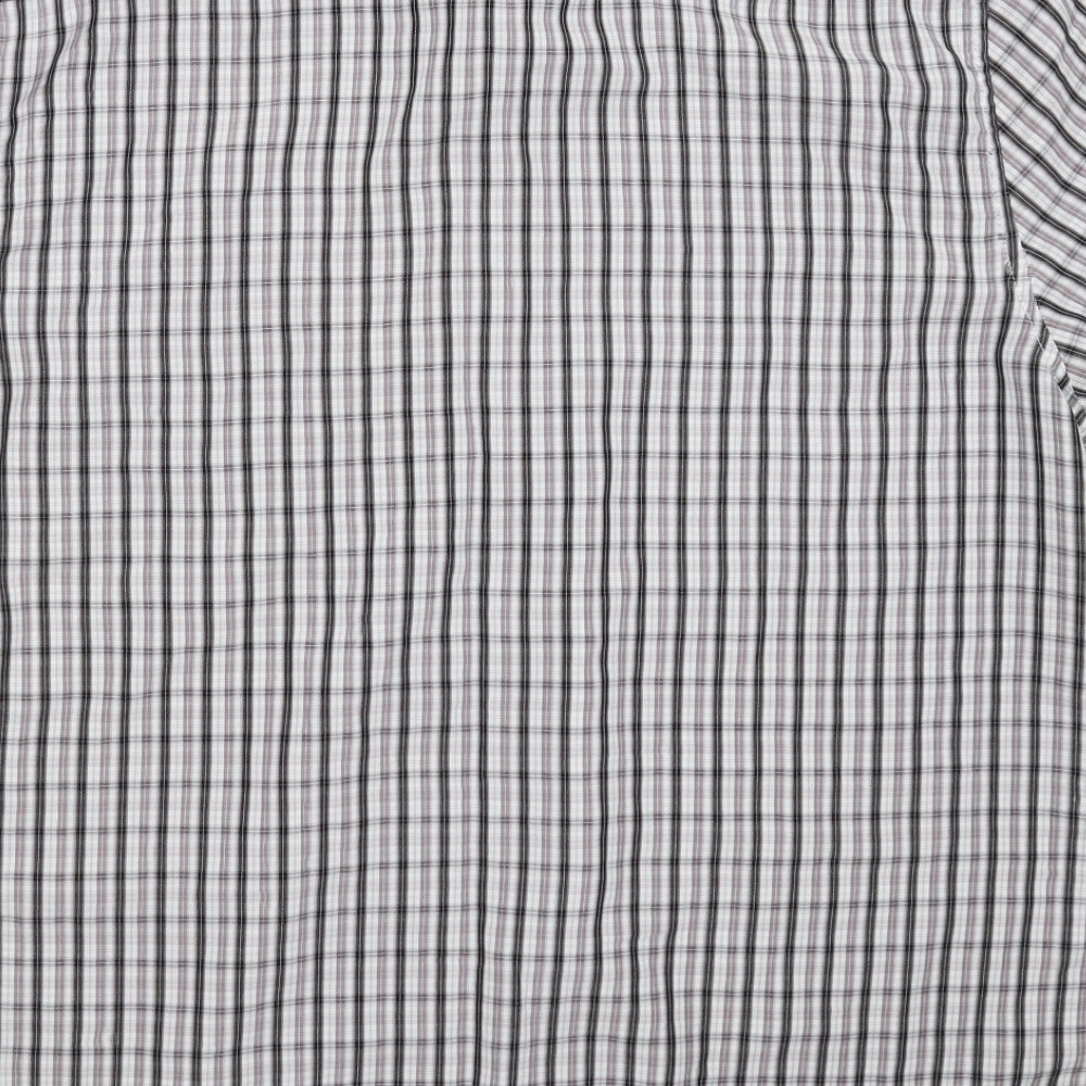 Atlantic Bay Mens Multicoloured Check   Button-Up Size XL