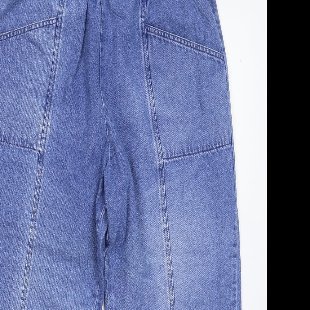 Casual Comfort Womens Blue  Denim Straight Jeans Size 32 in L25 in