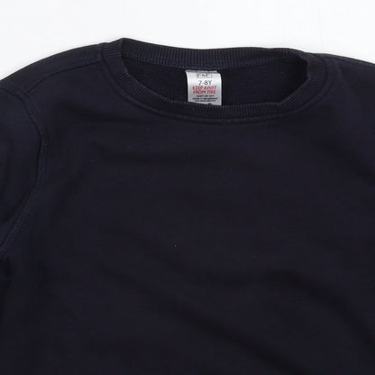 F&F Boys Blue   Pullover Sweatshirt Size 7-8 Years