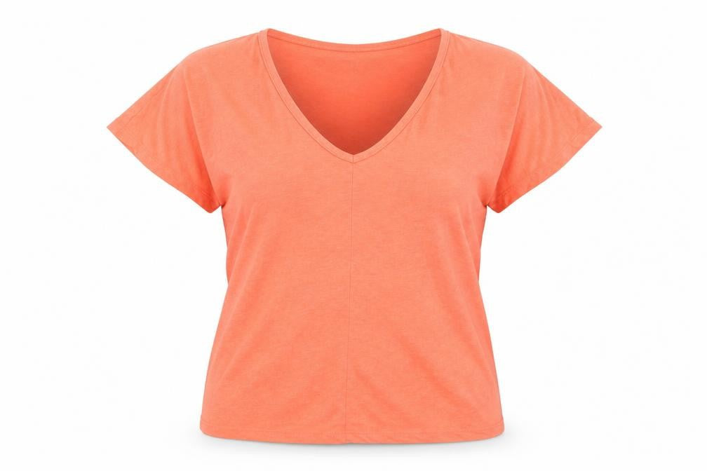 Atmosphere Womens Orange   Basic T-Shirt Size 8