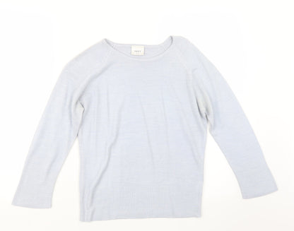 Next Womens Blue  Knit Pullover Jumper Size 10