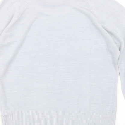 Next Womens Blue  Knit Pullover Jumper Size 10