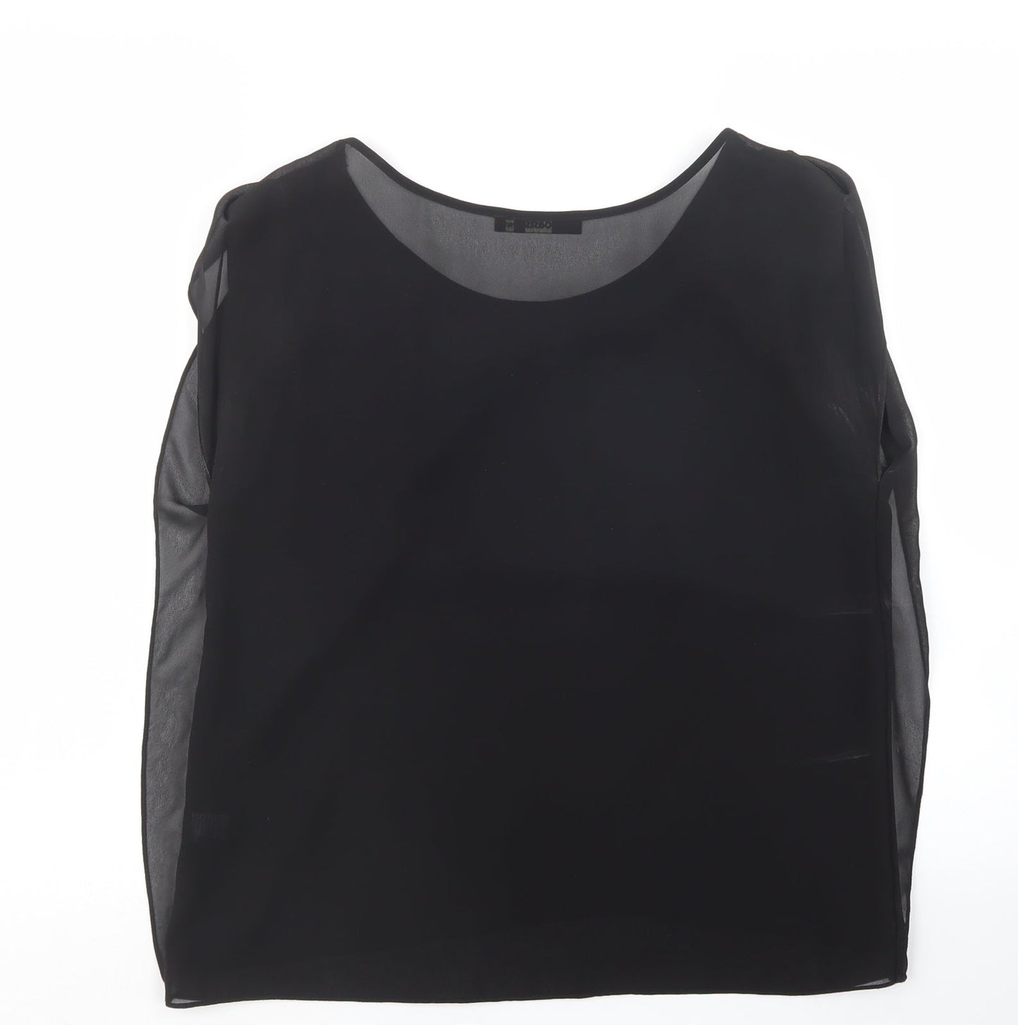 Oasis Womens Black   Basic Blouse Size 10