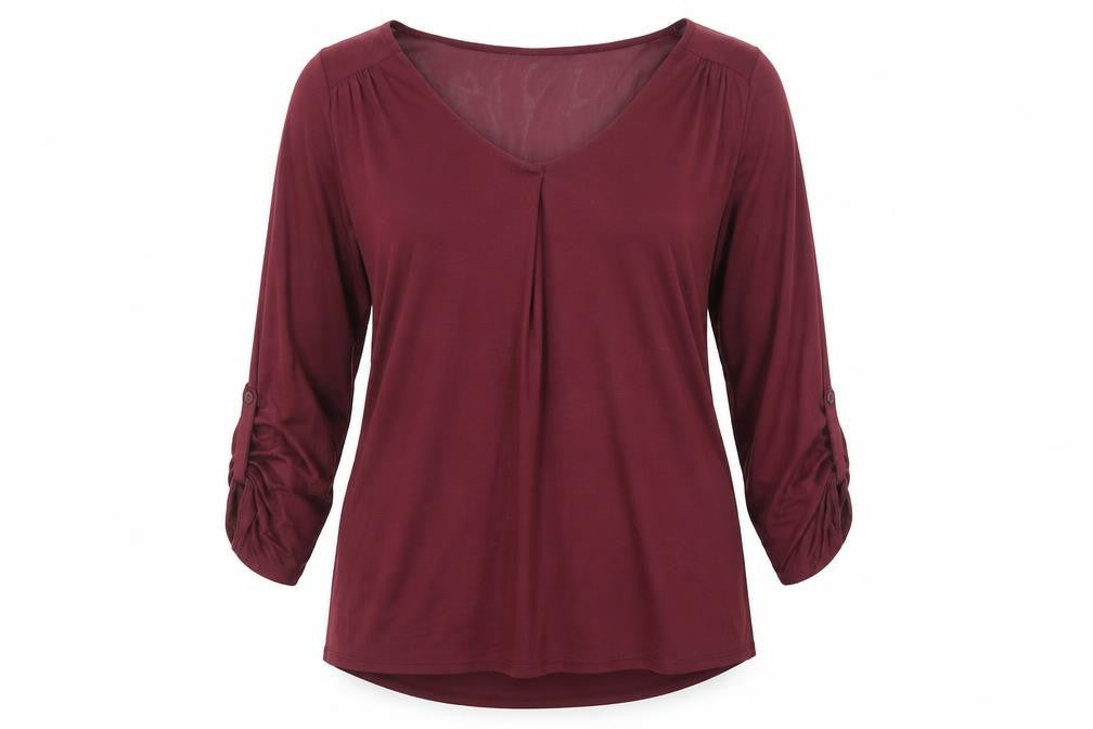 George Womens Purple   Basic Blouse Size 12