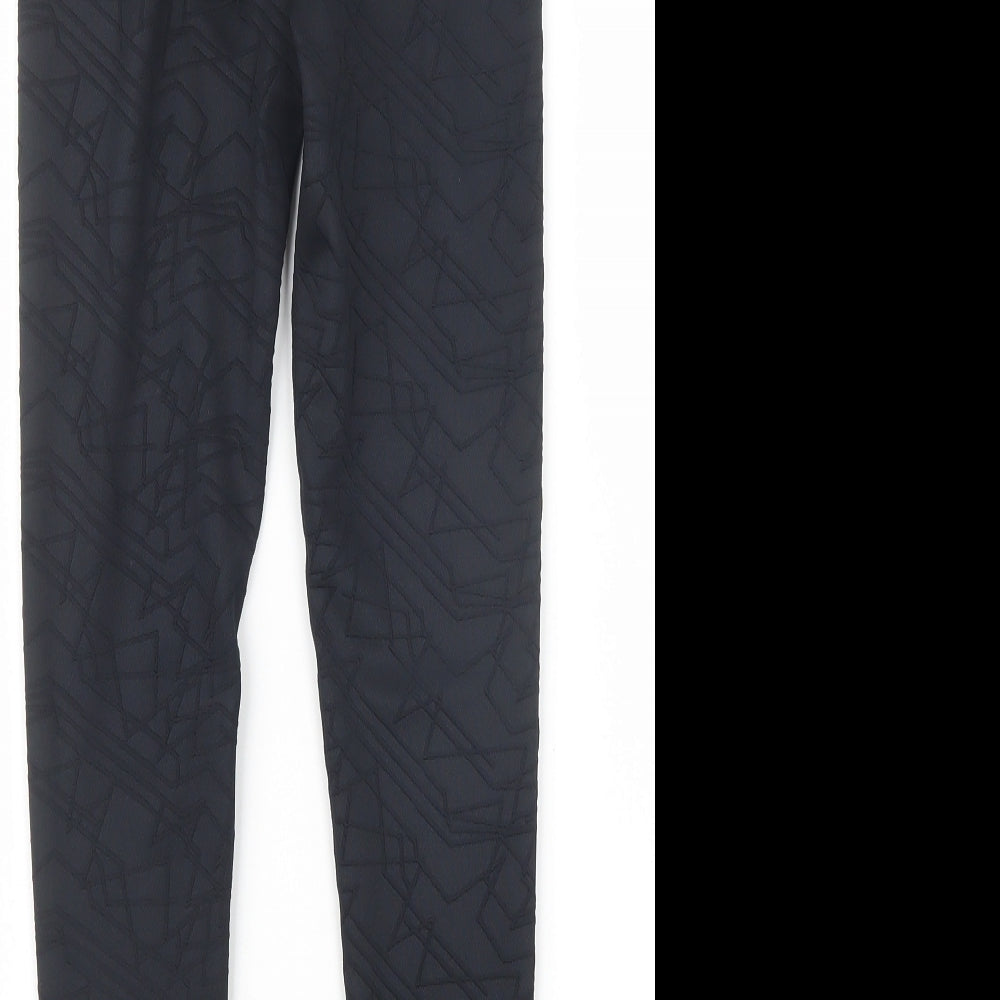Boux Sport Womens Black   Capri Leggings Size 6 L25.5 in