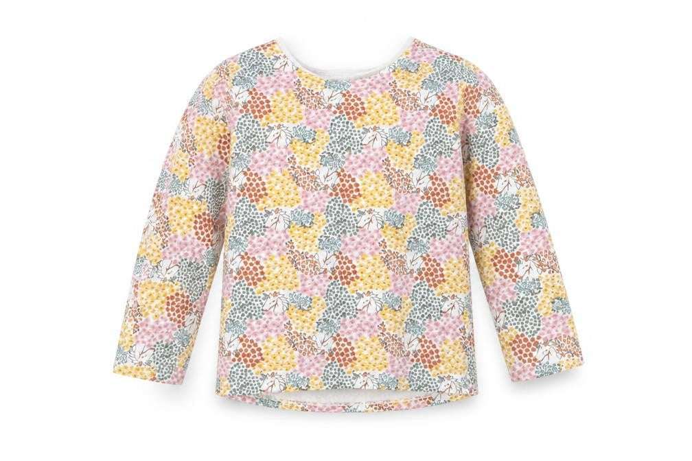 Matalan Girls Pink Floral  Basic T-Shirt Size 3-4 Years
