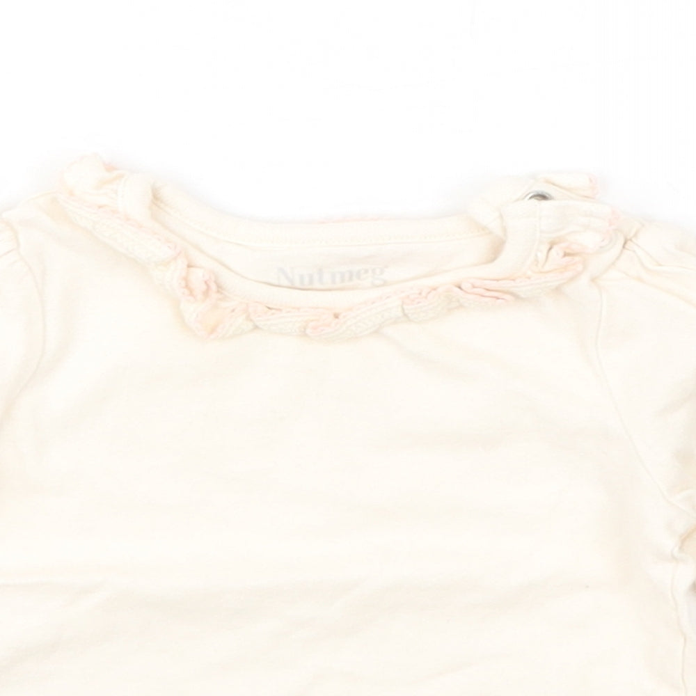 Nutmeg Girls Pink   Basic T-Shirt Size 0-3 Months