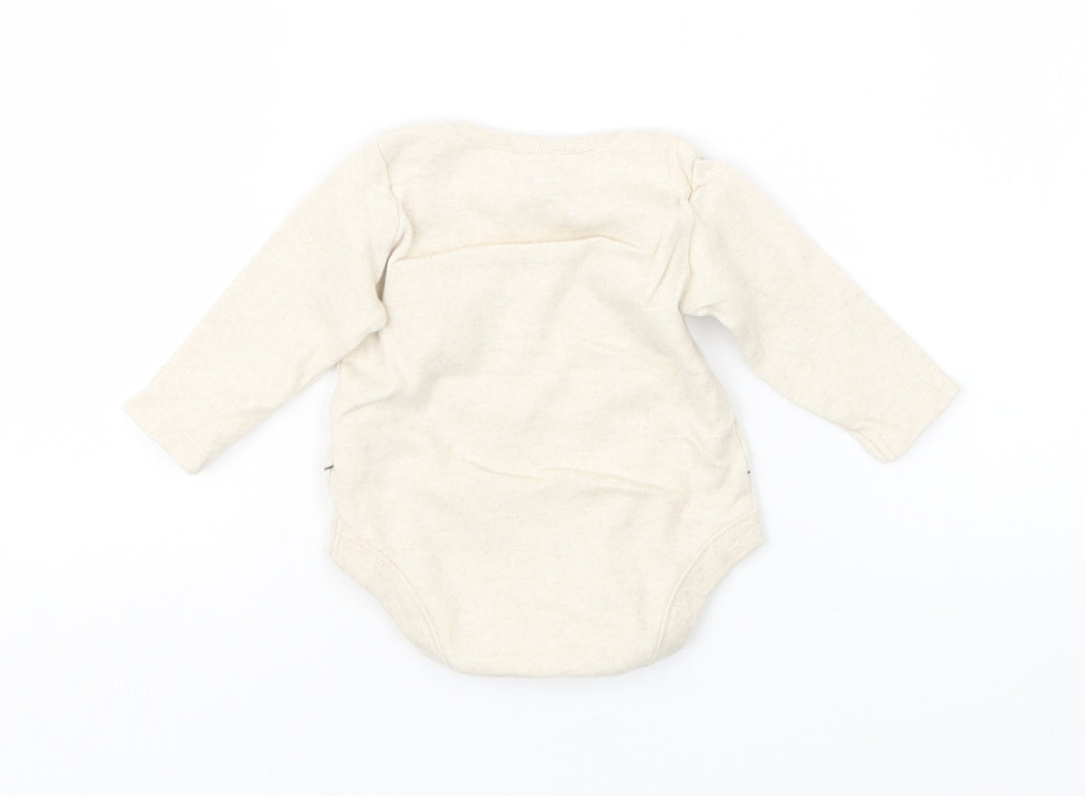 Disney Baby Girls Beige   Babygrow One-Piece Size 0-3 Months  - Mickey and Minnie Mouse