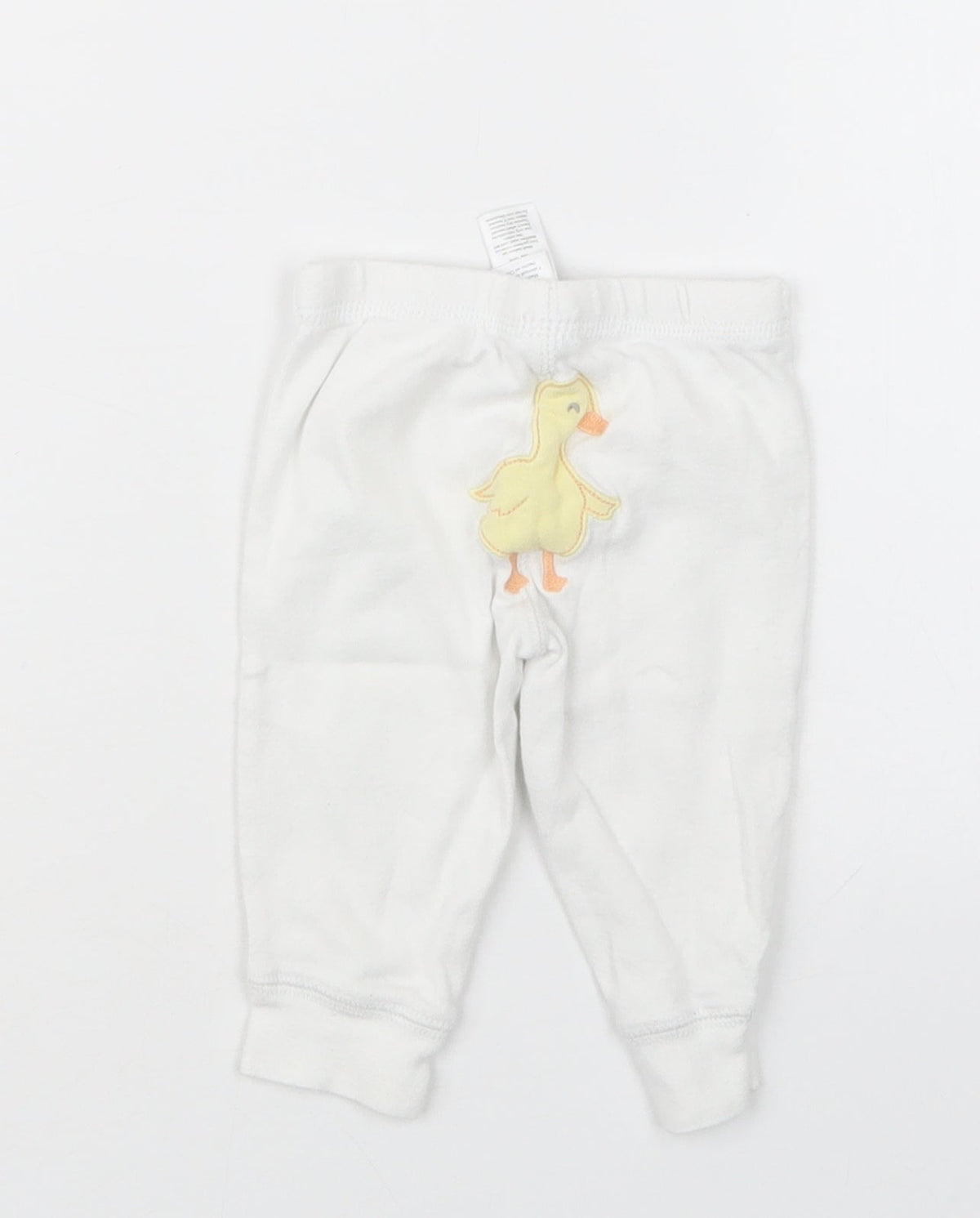 Carter's Girls White   Capri Trousers Size 0-3 Months