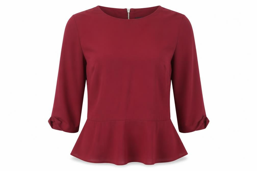 Atmosphere Womens Purple   Basic Blouse Size 12