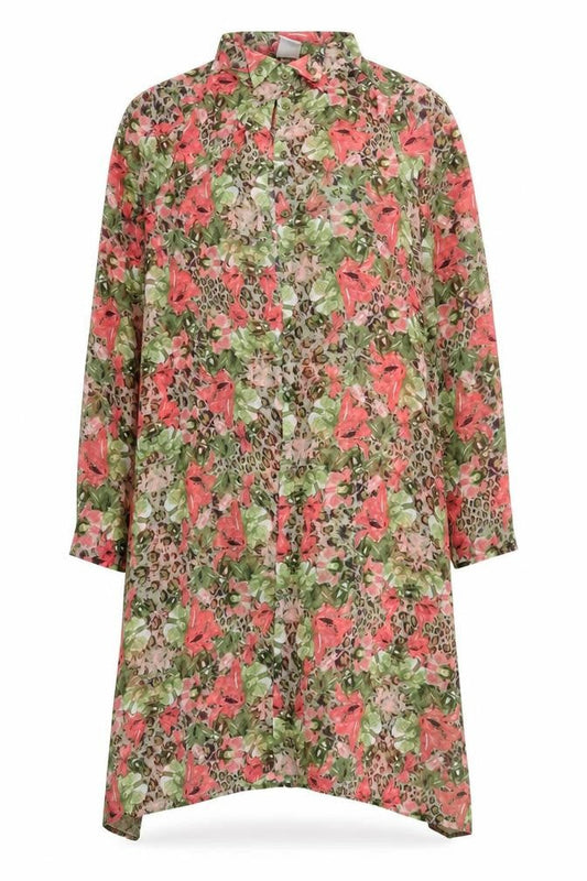Vero Moda Womens Multicoloured Floral  Shirt Dress  Size M