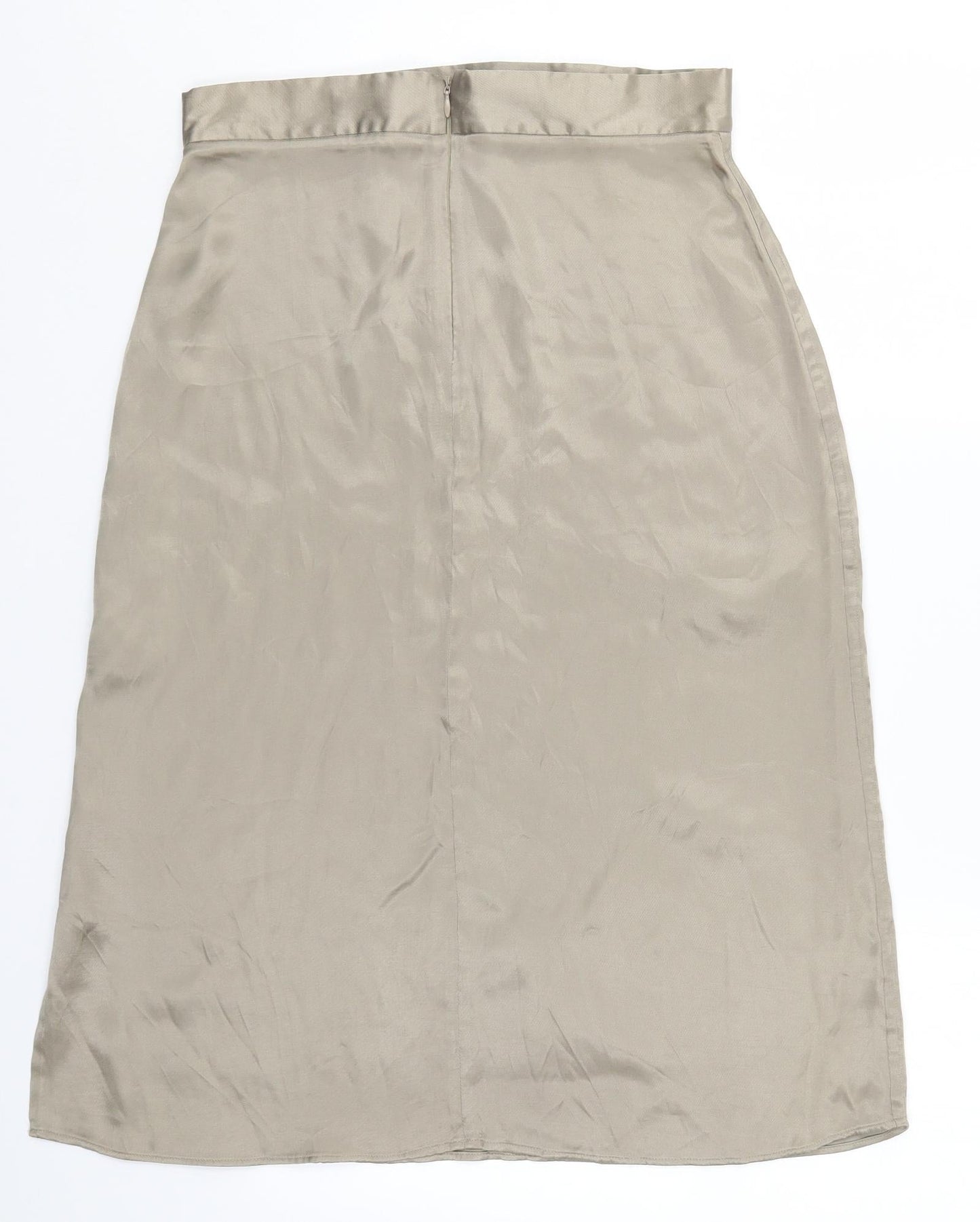 Marks and Spencer Womens Beige   Straight & Pencil Skirt Size 12