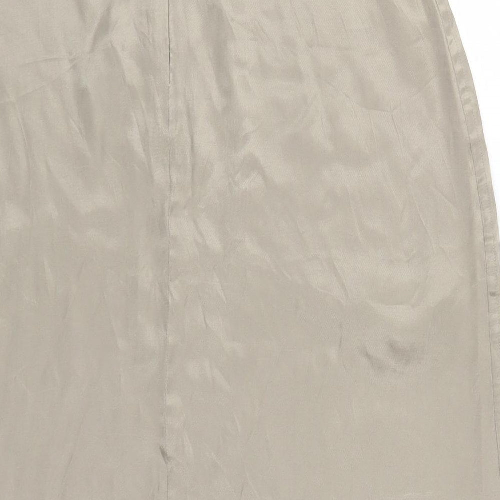 Marks and Spencer Womens Beige   Straight & Pencil Skirt Size 12
