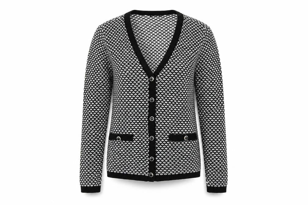 Bonmarché Womens Multicoloured Geometric Cardigan Jumper Size S