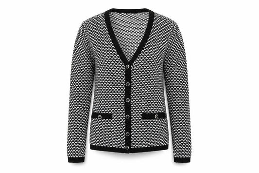 Bonmarché Womens Multicoloured Geometric Cardigan Jumper Size S