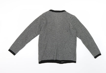 Bonmarché Womens Multicoloured Geometric Cardigan Jumper Size S