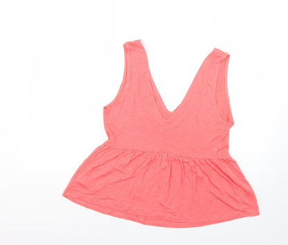 Primark Womens Orange   Basic T-Shirt Size 10