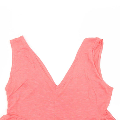 Primark Womens Orange   Basic T-Shirt Size 10