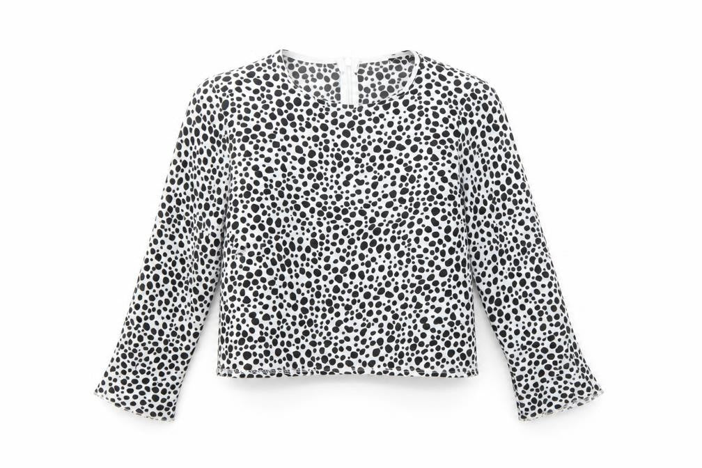 PRETTYLITTLETHING Womens Multicoloured Animal Print  Basic Blouse Size 12