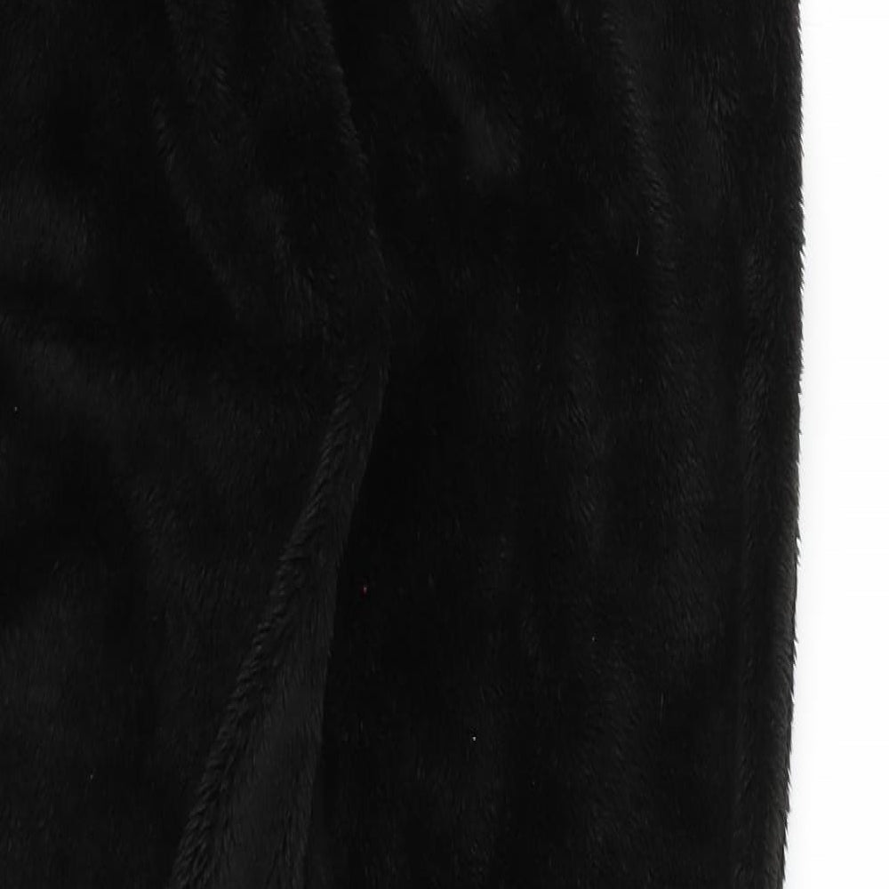 Preworn Womens Black Solid   Pyjama Pants Size 8