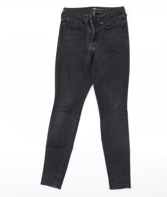 Gap Womens Black  Denim Skinny Jeans Size 12 L28 in
