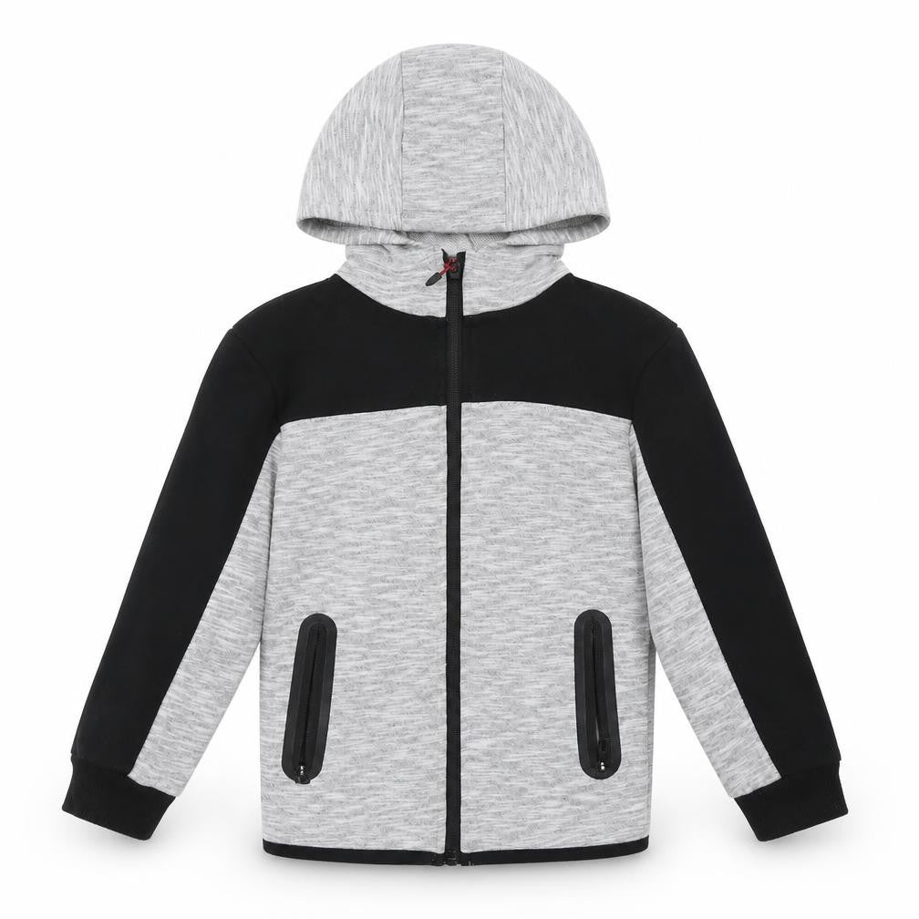 V Boys Grey Colourblock  Track Jacket Jacket Size 6 Years