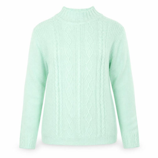 ISLE Womens Green  Knit Pullover Jumper Size S