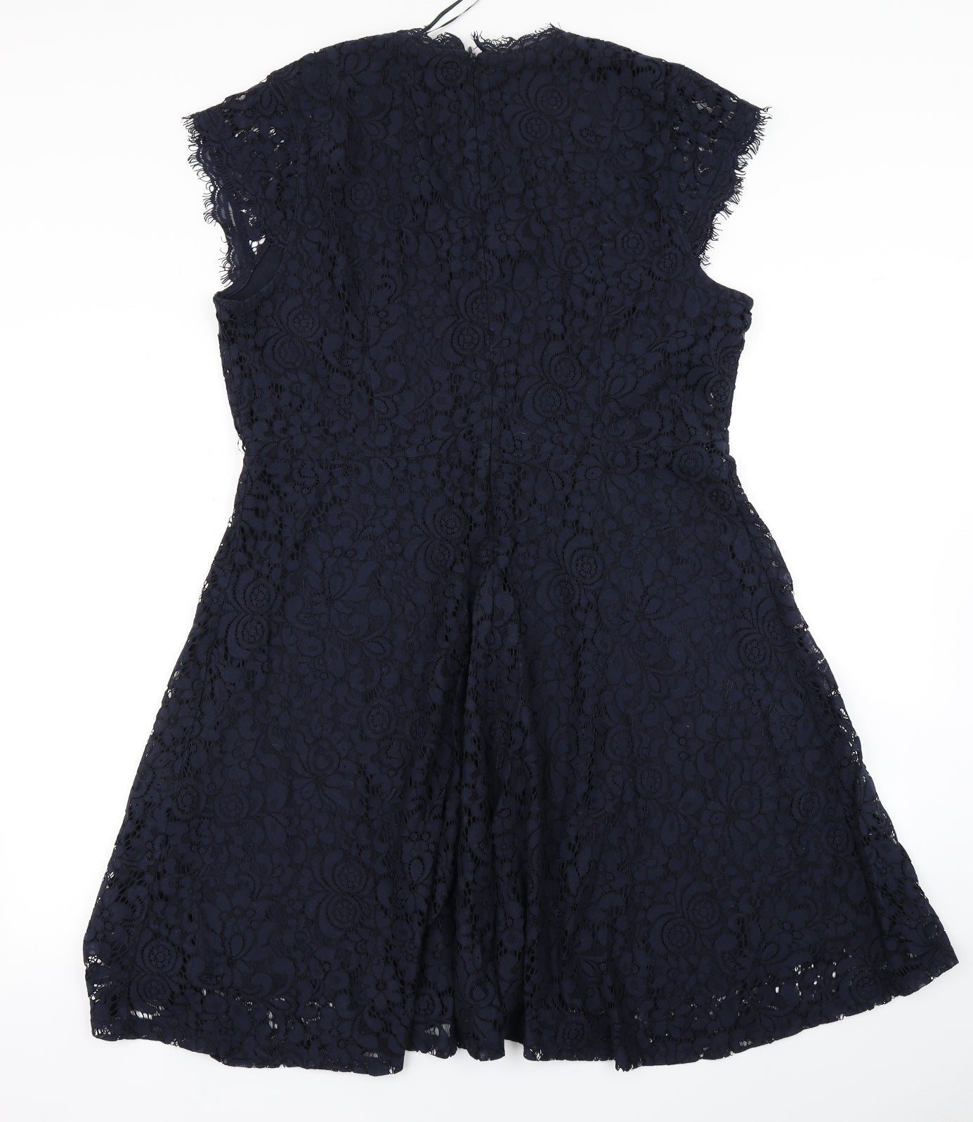 H&M Womens Blue  Lace Fit & Flare  Size L