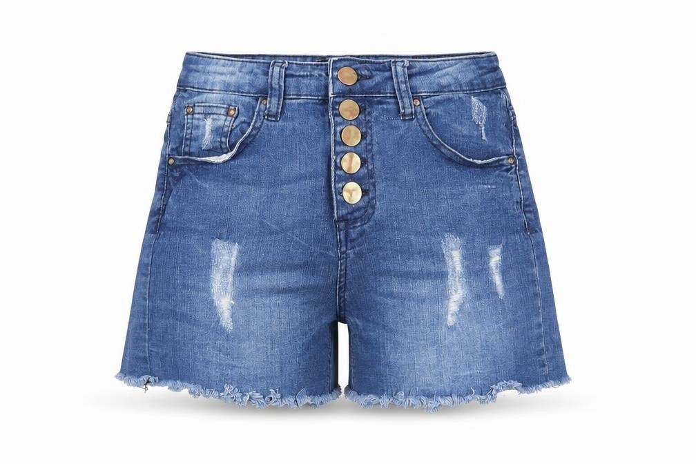 Select Womens Blue   Hot Pants Shorts Size 6