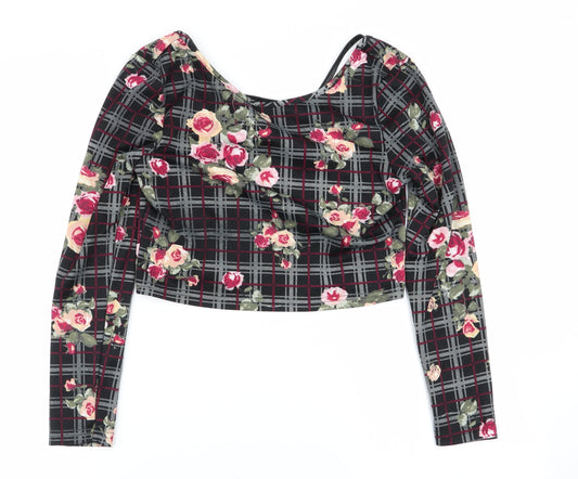 urmoda Womens Multicoloured Floral  Basic T-Shirt Size S