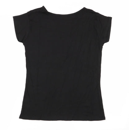 missi london Womens Black   Basic T-Shirt Size S