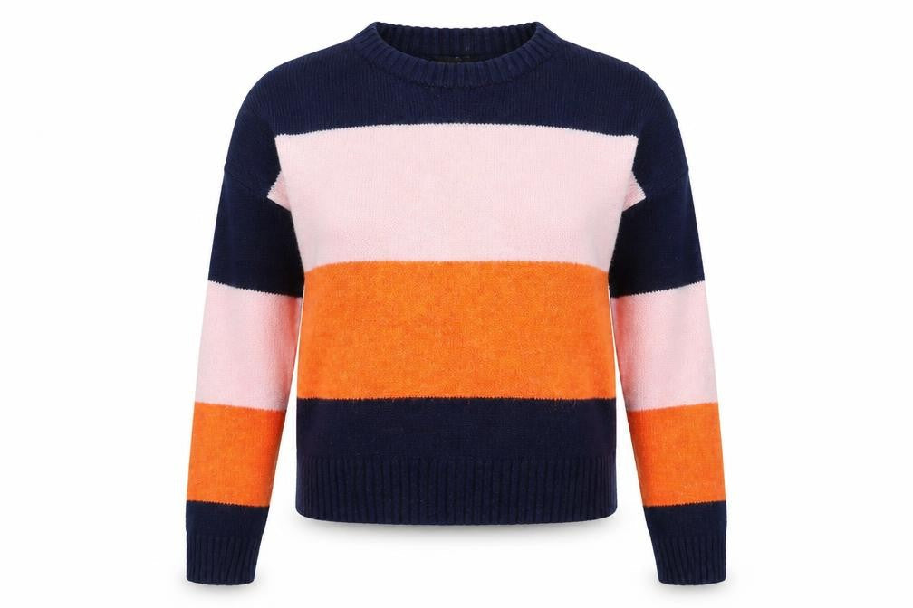 New Look Womens Multicoloured Striped  Pullover Jumper Size M
