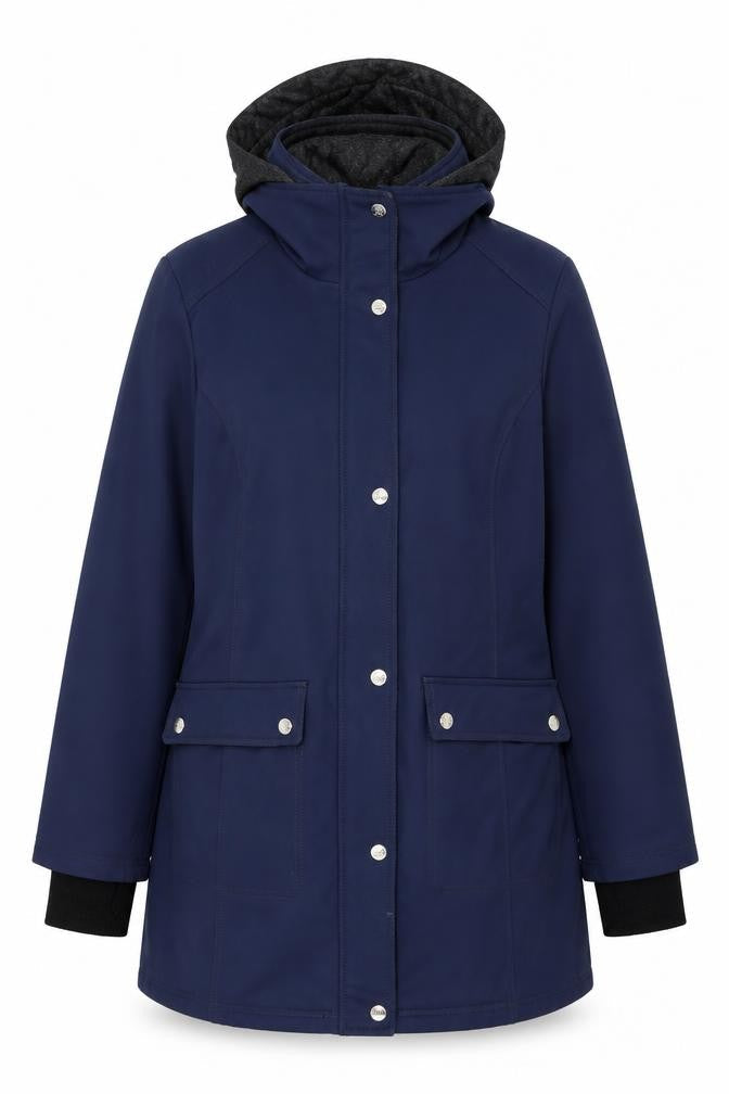 Jessica Simpson Womens Blue   Overcoat Coat Size S