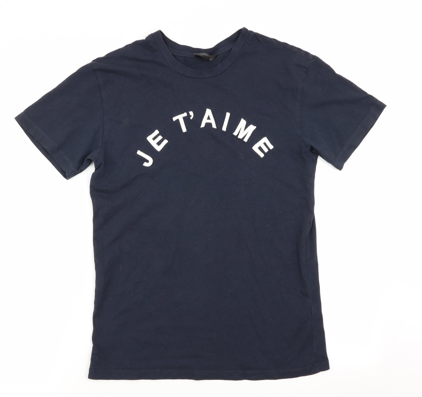 Topshop Womens Blue   Basic T-Shirt Size 8