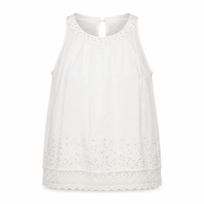 River Island Womens White   Basic Tank Size 10