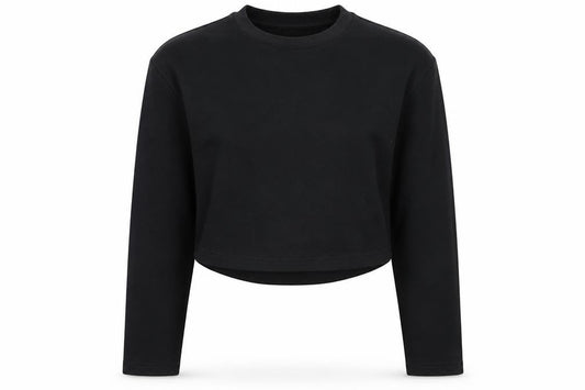 Zara Womens Black   Pullover Sweatshirt Size S