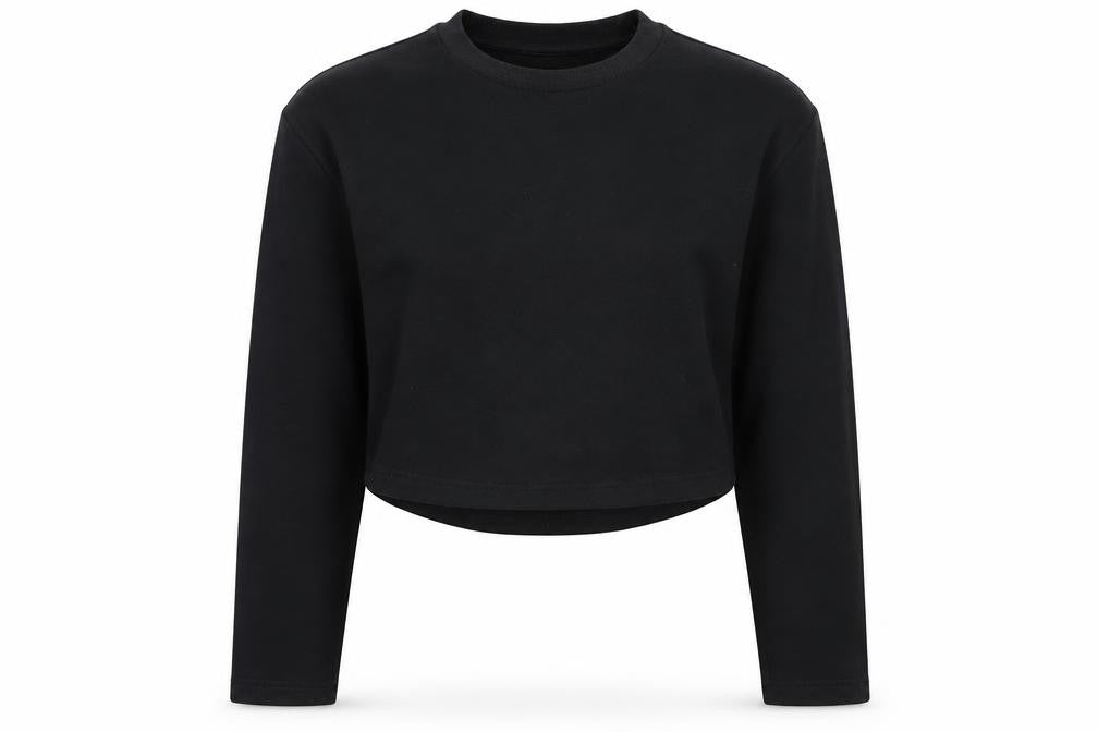 Zara Womens Black   Pullover Sweatshirt Size S