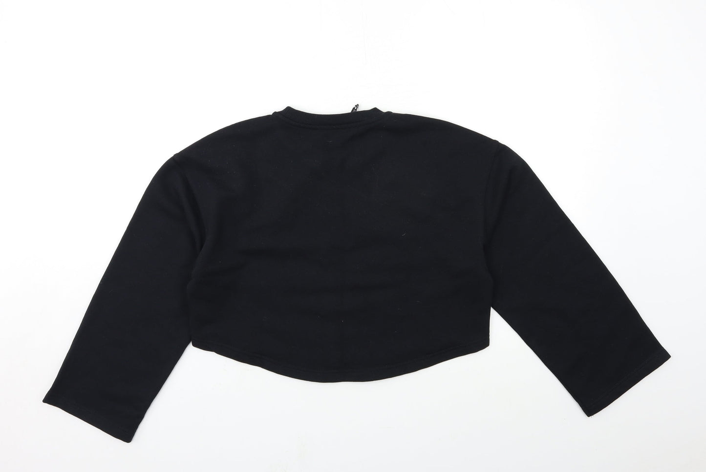 Zara Womens Black   Pullover Sweatshirt Size S